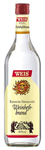 Weinhefebrand aus der Elztalbrennerei Georg Weis | Badische Spezialität | 1l. Flasche von Elztalbrennerei