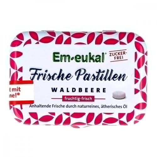 EM EUKAL Frische Pastillen Waldbeere zuckerfrei 20 g Pastillen von Em-eukal