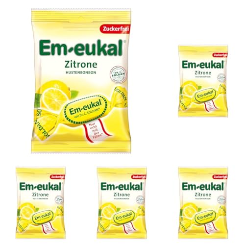 Em-eukal Hustenbonbons (1 x 75 g) (Packung mit 5) von Em-eukal