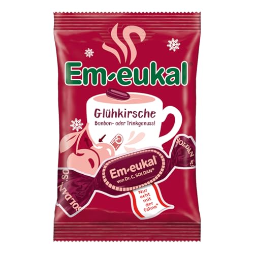 Em-eukal Winter Edition Glühkirsche als Bonbon oder Trinkgenuss 90g von Em-eukal