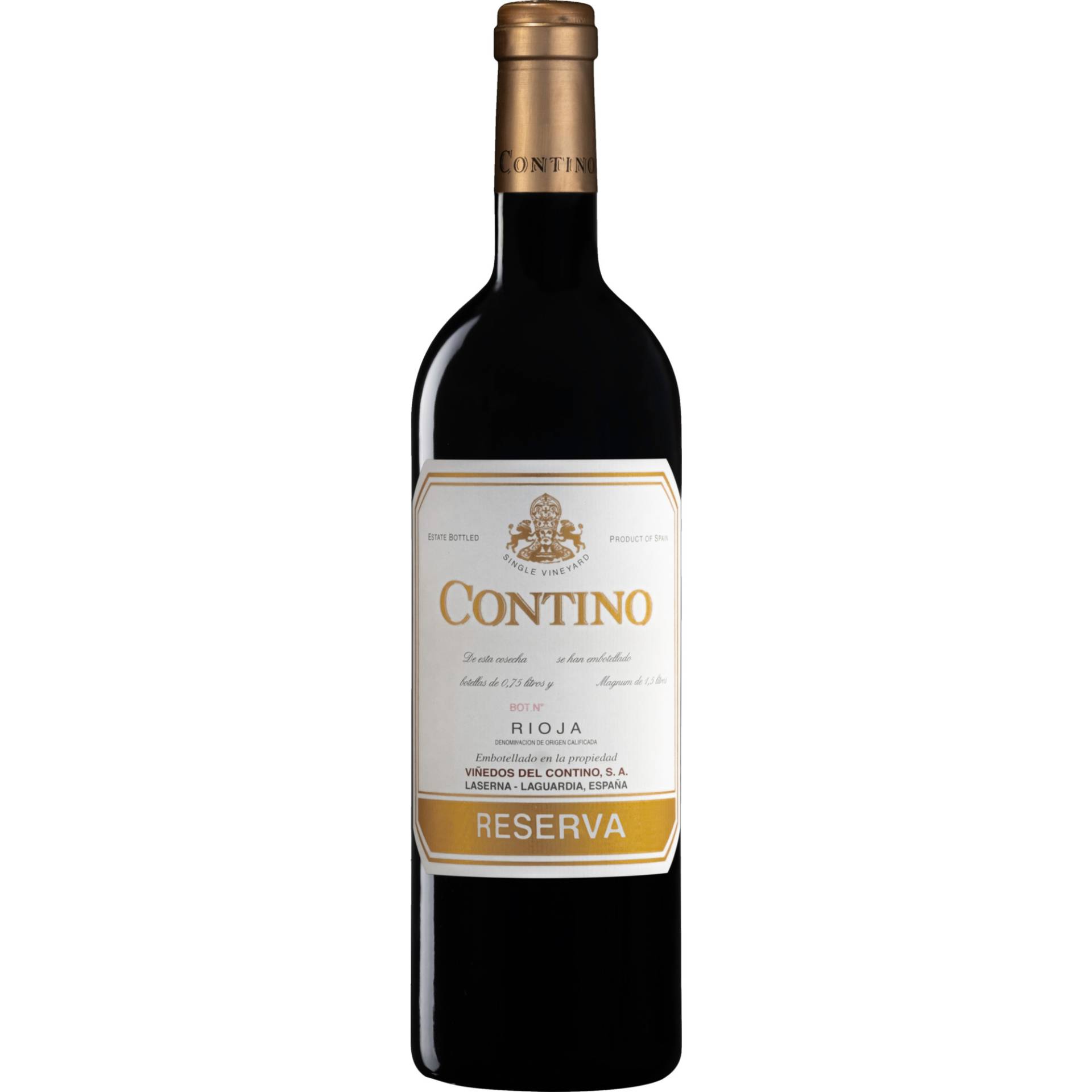 Contino Rioja Reserva, Rioja DOCa, Rioja, 2020, Rotwein von Embotelloado por CVNE Haro - España R.E. N° 44LO, Produced in Spain