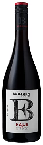 Emil Bauer „Halbstück“ Cuvée, Trockener Rotwein aus der Pfalz (1 x 0.75l) von Emil Bauer