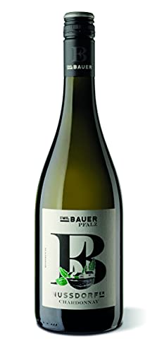 Emil Bauer Nussdorf Chardonnay, Trockener Weißwein aus der Pfalz (1 x 0.75l) von Emil Bauer