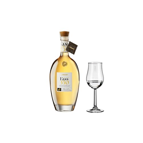 Scheibel Edles Fass Gold-Marille 0,7l + Scheibel Aroma Glas von Emil Scheibel Schwarzwald-Brennerei GmbH