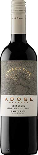 Adobe Carmenre, Colchagua Val, Organic 75cl. (case of 6), Colchagua Val/Chili, Carmenere, (Rotwein) von Emiliana Organic