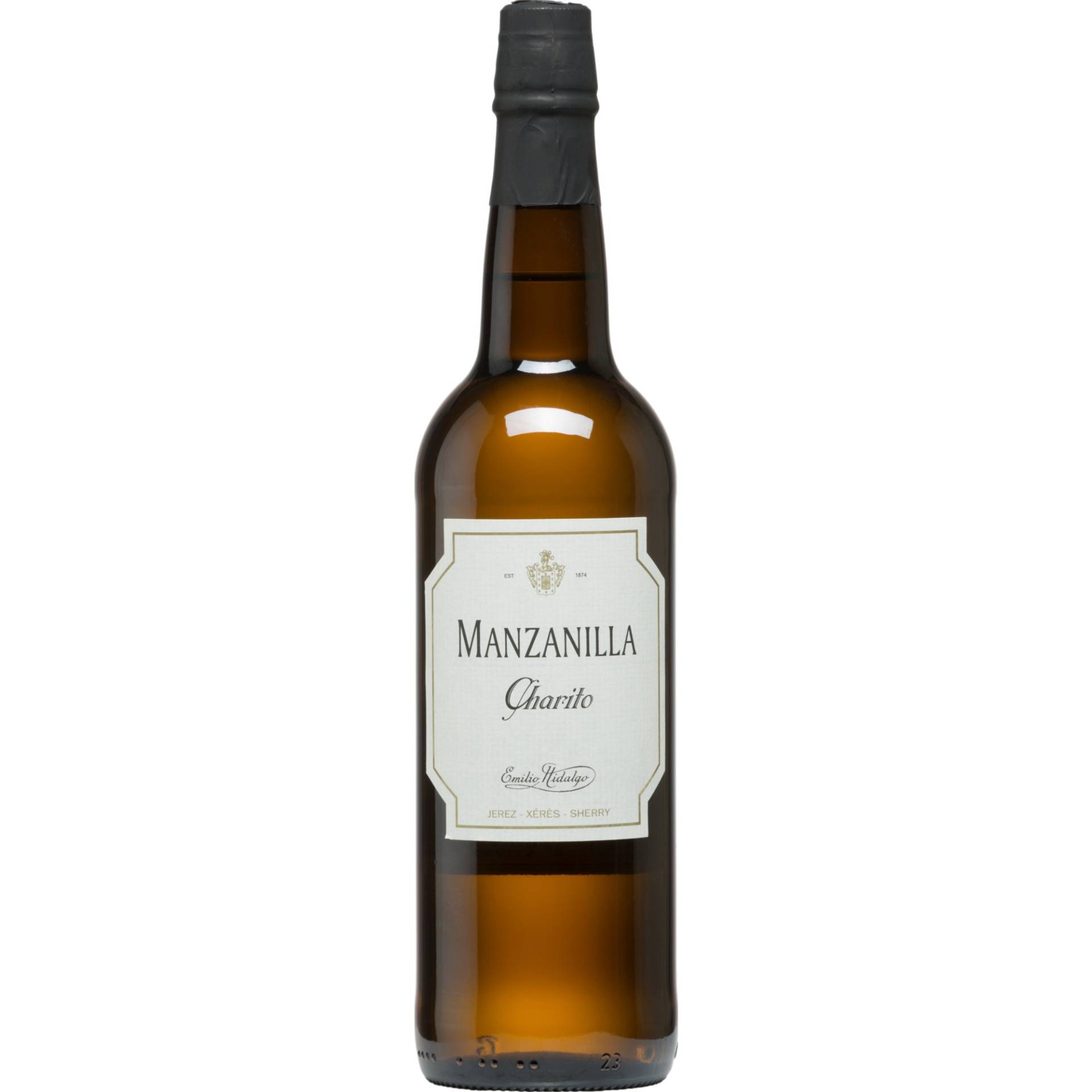 Emilio Hidalgo Manzanilla Charito Sherry, Manzanilla Sanlúcar de Barrameda DO, 15% Vol., Sherry/Jerez, Spirituosen von Emilio Hidalgo - Clavel, 29, 11402 Jerez de la Frontera, Spanien