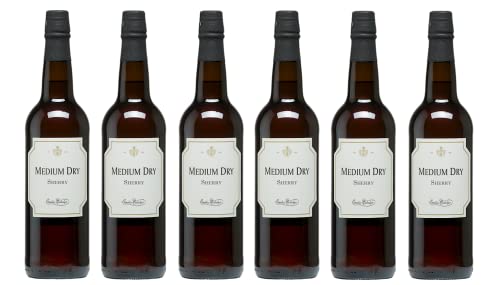 6x 0,75l - Emilio Hidalgo - medium-dry - Jerez D.O.P. - Andalusien - Spanien - Sherry halbtrocken von Emilio Hidalgo