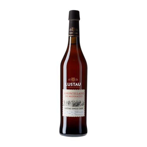 Lustau Amontillado de Medinaceli Single Cask Saca Palomino Fino Jerez-Xérès-Sherry Medium Flasche 50 cl Verstärkter Wein von Emilio Lustau