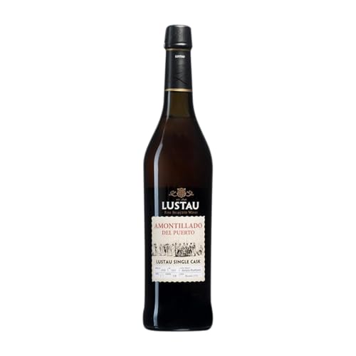 Lustau Single Cask Amontillado del Puerto Palomino Fino Jerez-Xérès-Sherry Medium Flasche 50 cl Verstärkter Wein von Emilio Lustau