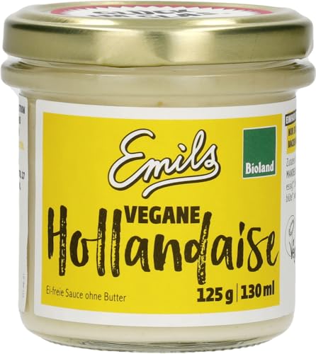 Emils Biomanufaktur Bioland Sauce Hollandaise - rein pflanzlich (2 x 125 gr) von Emils Biomanufaktur