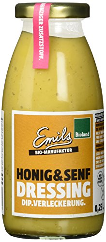 Emils Bio Dressing Honig und Senf, 6er Pack (6 x 250 ml) von Emils