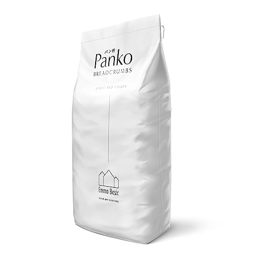 Emma Basic - Panko Paniermehl 6 mm Super Premium 10 kg Beutel | Lange Nadelform | Weniger ölig | Extra knusprig | Japanischer Stil von Emma Basic