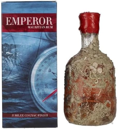 Emperor Mauritian Rum DEEP BLUE Jubilee Cognac Finish 40% Vol. 0,7l in Geschenkbox von Emperor