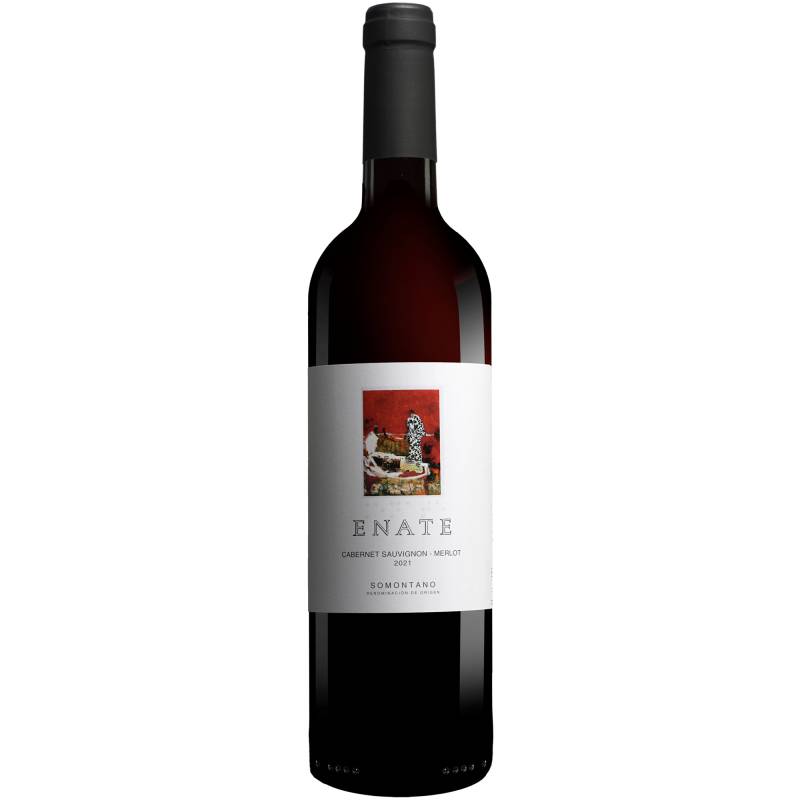 Enate Tinto Cabernet Sauvignon-Merlot 2021  0.75L 14.5% Vol. Rotwein Trocken aus Spanien von Enate