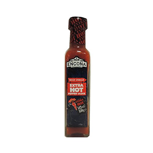 Encona - West Indian Extra Hot Pepper Sauce - 150g (Case of 6) von Encona