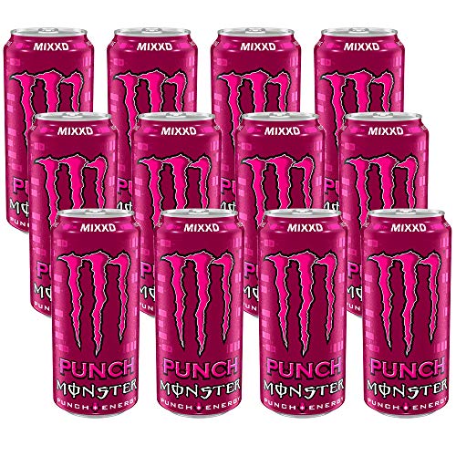 Monster Energy Drink and Reign Energy Drink 12er Pack Big 500ml Flaschen Mix and Match Flavors**(Mixxd Punch ) von Energy Drink