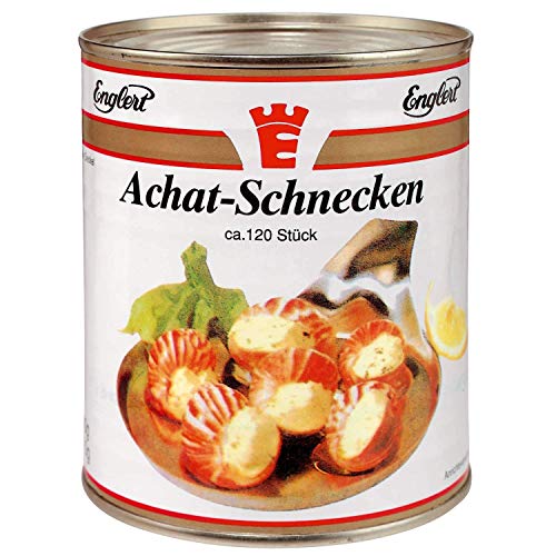 Englert Achatschnecken, 10 Dtz. ohne Häuschen, 800 g. / Dose von Englert