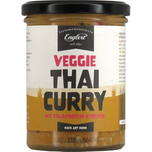 Englert | Veggie Thai Curry | mild-scharf | mit Sojaprotein und viel knackigem Gemüse | tafelfertig | 390 ml von Englert