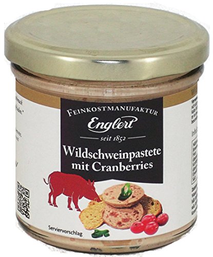 Englert Wildschweinpastete mit Cranberries, 150 g. / Glas von Englert