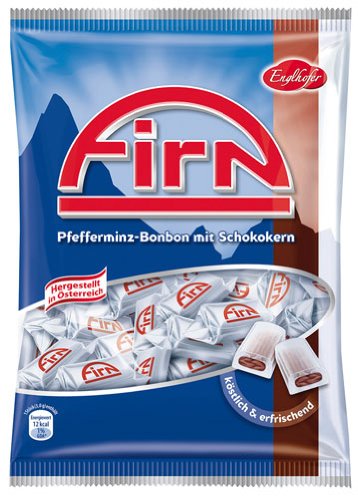 Englhofer Firn, Pfefferminz-Bonbons mit Schokokern - 170gr von Englhofer