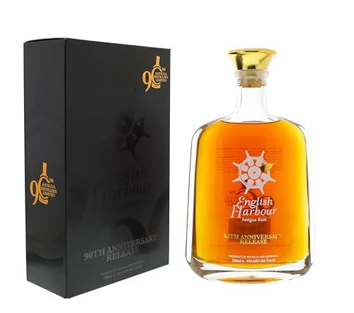 English Harbour Rum I 90th Anniversary Release I 700 ml Flache I Limited Edition in einer Geschenkbox von English Harbour