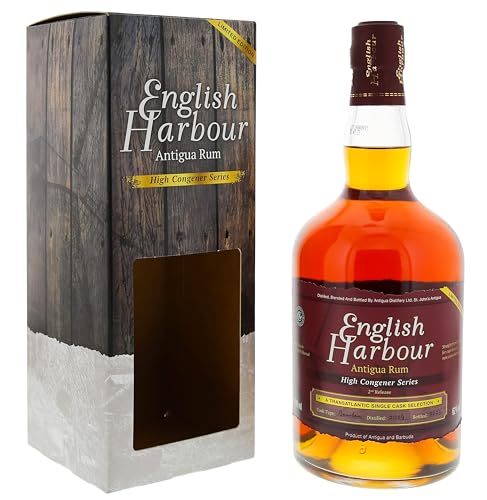 English Harbour Rum I High Congener Series 2nd Release I 700 ml Flasche I 62,00% Volume I Limited Edition in einer Geschenkbox von English Harbour