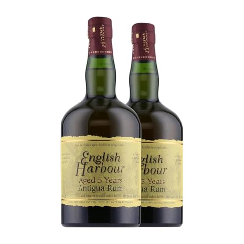 Rum English Harbour 5 Jahre 70 cl (Karton mit 2 Flaschen von 70 cl) von English Harbour