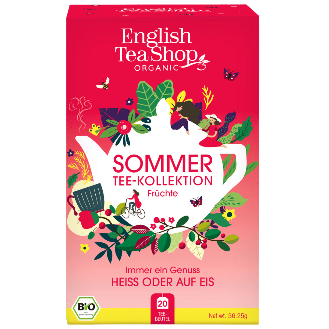 Bio Sommer Tee-Kollektion Früchte von English Tea Shop