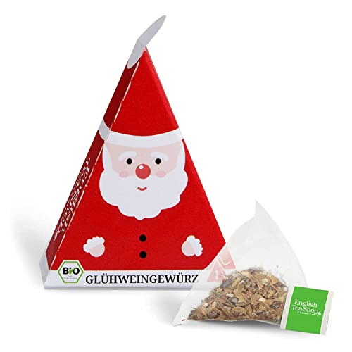 ETS - Glühwein Gewürz "Santa Claus", BIO, 1 Pyramidenbeutel (zur einfachen Zubereitung von Glühwein) von English Tea Shop