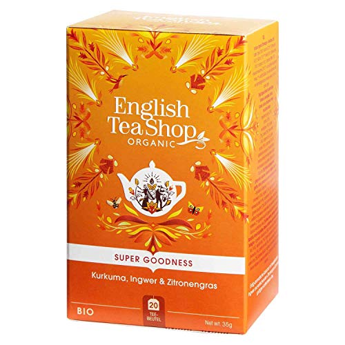 ETS - Kurkuma, Ingwer & Zitronengras, BIO, 20 Teebeutel - (DE-Version) von English Tea Shop