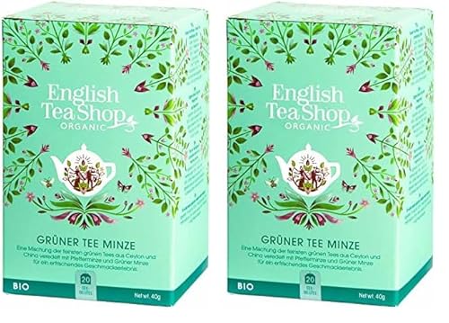 English Tea Shop - Thé Vert Menthe (Packung mit 2) von English Tea Shop