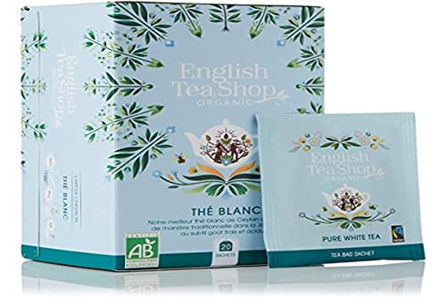 English Tea Shop Bio Pure White Tea - 20 Teebeutelbeutel von English Tea Shop