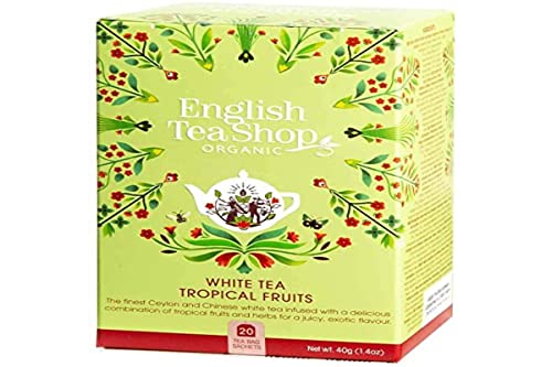 ETS - Weißer Tee Tropische Früchte, BIO, 20 Teebeutel von English Tea Shop