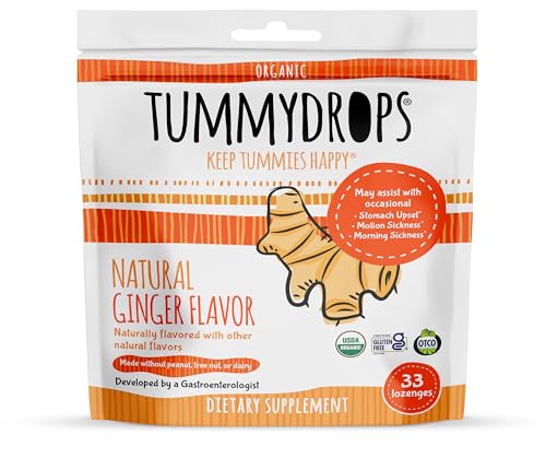 Tummydrops Ginger (bag of 30 individually wrapped drops) by Enteral Health & Nutrition LLC von tummy drops