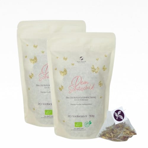 Dein Schutzschild - Bio Kräutertee in Beutel mit Fenchel, Thymian und Melisse nach Anthony William - 20 Teebeutel - ideal zur Unterstützung des Immunsystems und Förderung des Wohlbefindens (2) von Epic Earth NOURISH YOUR SOUL