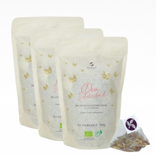 Dein Schutzschild - Bio Kräutertee in Beutel mit Fenchel, Thymian und Melisse nach Anthony William - 20 Teebeutel - ideal zur Unterstützung des Immunsystems und Förderung des Wohlbefindens (3) von Epic Earth NOURISH YOUR SOUL