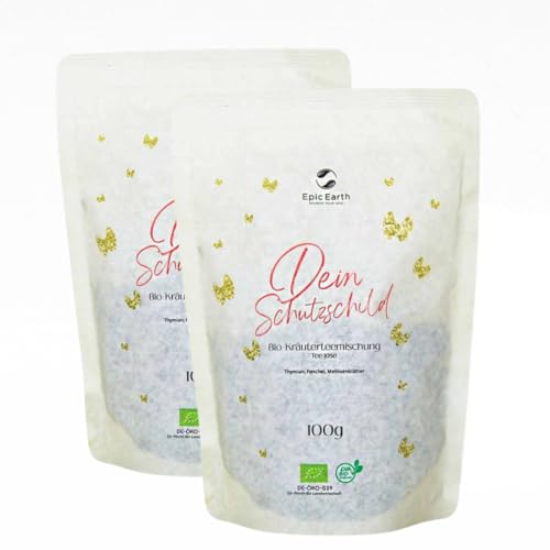 Dein Schutzschild - Bio Kräuterteemischung lose 100g mit Fenchel, Thymian und Melisse nach Anthony William - ideal zur Unterstützung des Immunsystems und Förderung des Wohlbefindens (2) von Epic Earth NOURISH YOUR SOUL