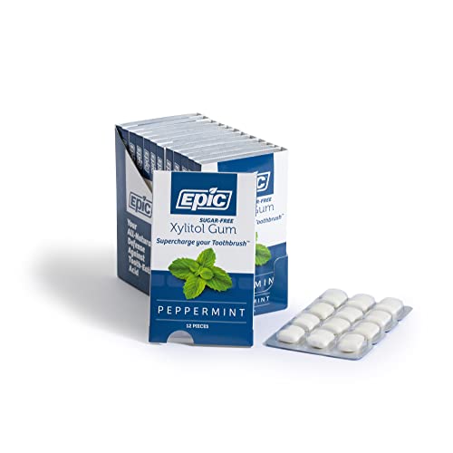 Epic Dental Xylotol Gum Peppermint (12x12 Ct) von Epic Industries, Inc.