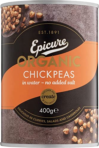 Epicure Bio Kichererbsen im Wasser, 400 g (6 Stück) von Epicure