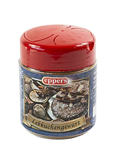 eppers Lebkuchen-Gewürz, Nürnberger Lebkuchen, Pfefferkuchen, Honigkuche, Weihnachtsbäckerei, Gewürzstreuer, 80g von Eppers