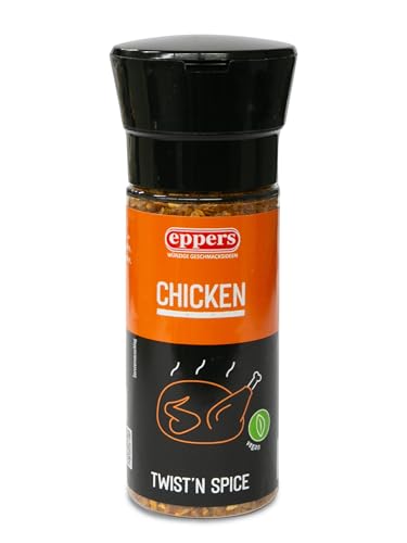 eppers Chicken Gewürzsalz | Gewürz für Hähnchen und Geflügelgerichte | Gewürzmühle, 80g von Eppers