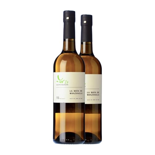 Equipo Navazos La Bota Nº 113 Palomino Fino Manzanilla-Sanlúcar de Barrameda 75 cl Verstärkter Wein (Karton mit 2 Flaschen von 75 cl) von Equipo Navazos