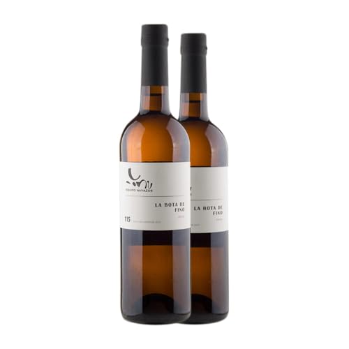 Equipo Navazos La Bota Nº 115 Fino Palomino Fino Manzanilla-Sanlúcar de Barrameda 75 cl Verstärkter Wein (Karton mit 2 Flaschen von 75 cl) von Equipo Navazos