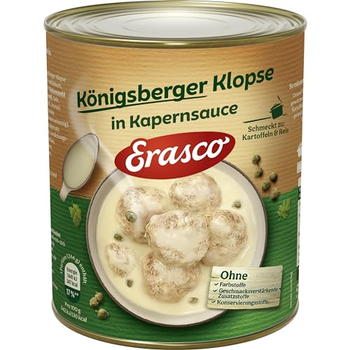 Erasco 6 Königsberger Klopse in cremiger Kapernsauce, 800 g von Erasco