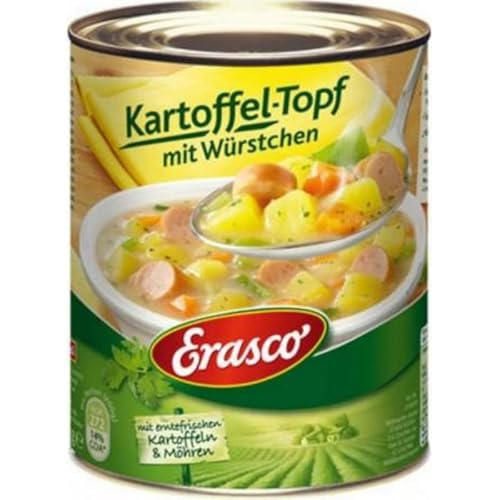 Erasco Kartoffel-Topf mit Würstchen 800g (6er Karton) von Erasco