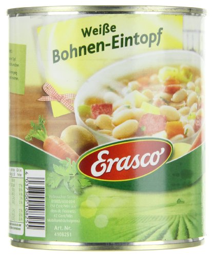 Erasco Weiße Bohnen-Eintopf, 800 g Dose von Erasco