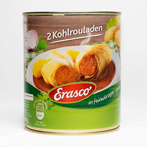 Zwei Kohlrouladen (3 x 800g) - In rund 5 Minuten fertig - Ohne Schnickschnack - Mit Hackfleisch vom Schwein - Einfach lecker von Erasco