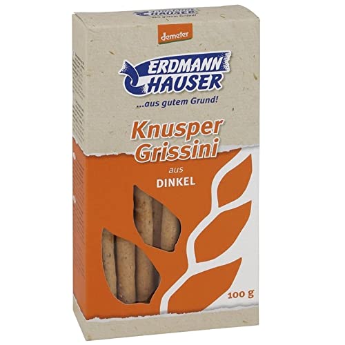 Erdmann Hauser Bio Dinkel Grissini, 7er Pack (7 x 100 g) von Erdmann Hauser