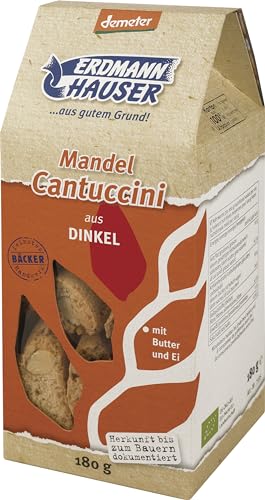 Dinkel Mandel Cantuccini 6 x 180 gr von ErdmannHAUSER Getreideprodukte