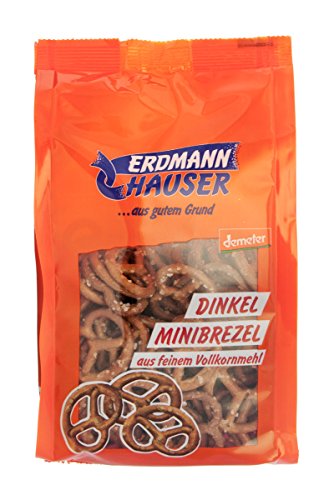 ErdmannHAUSER Getreideprodukte GmbH Dinkel-Vollkorn-Minibrezel, 125 g von ErdmannHauser